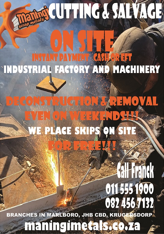 Maningi onsite cutting